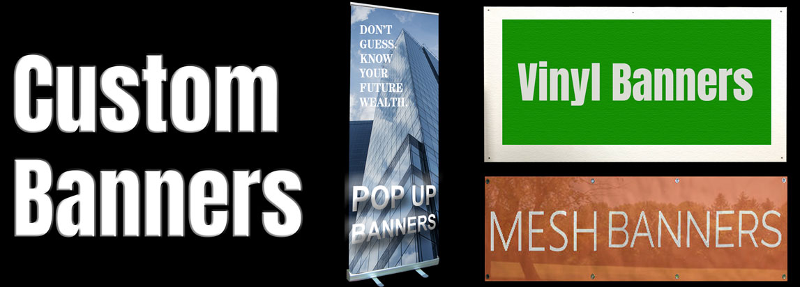 Custom vinyl banners for businesses in Joliet, Shorewood, and Crest Hill Illinois