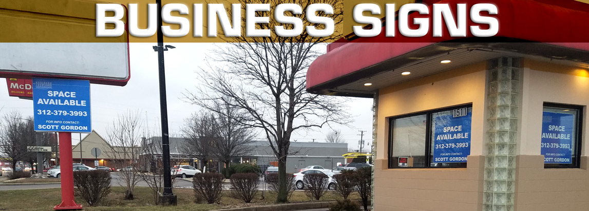 Custom business signs in Joliet, Plainfield, and Shorewood Illinois