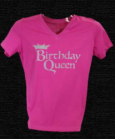 Custom glitter print shirts and apparel in Joliet Illinois